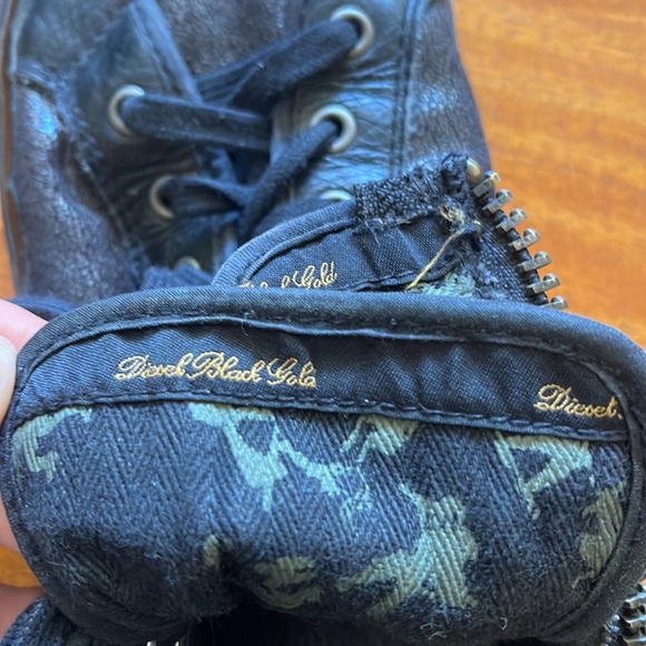 Diesel Black Gold high top sneakers - Picture 7 of 8